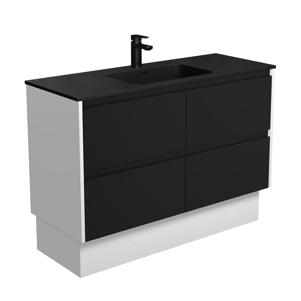Montana Amato Satin Black Vanity On Kick