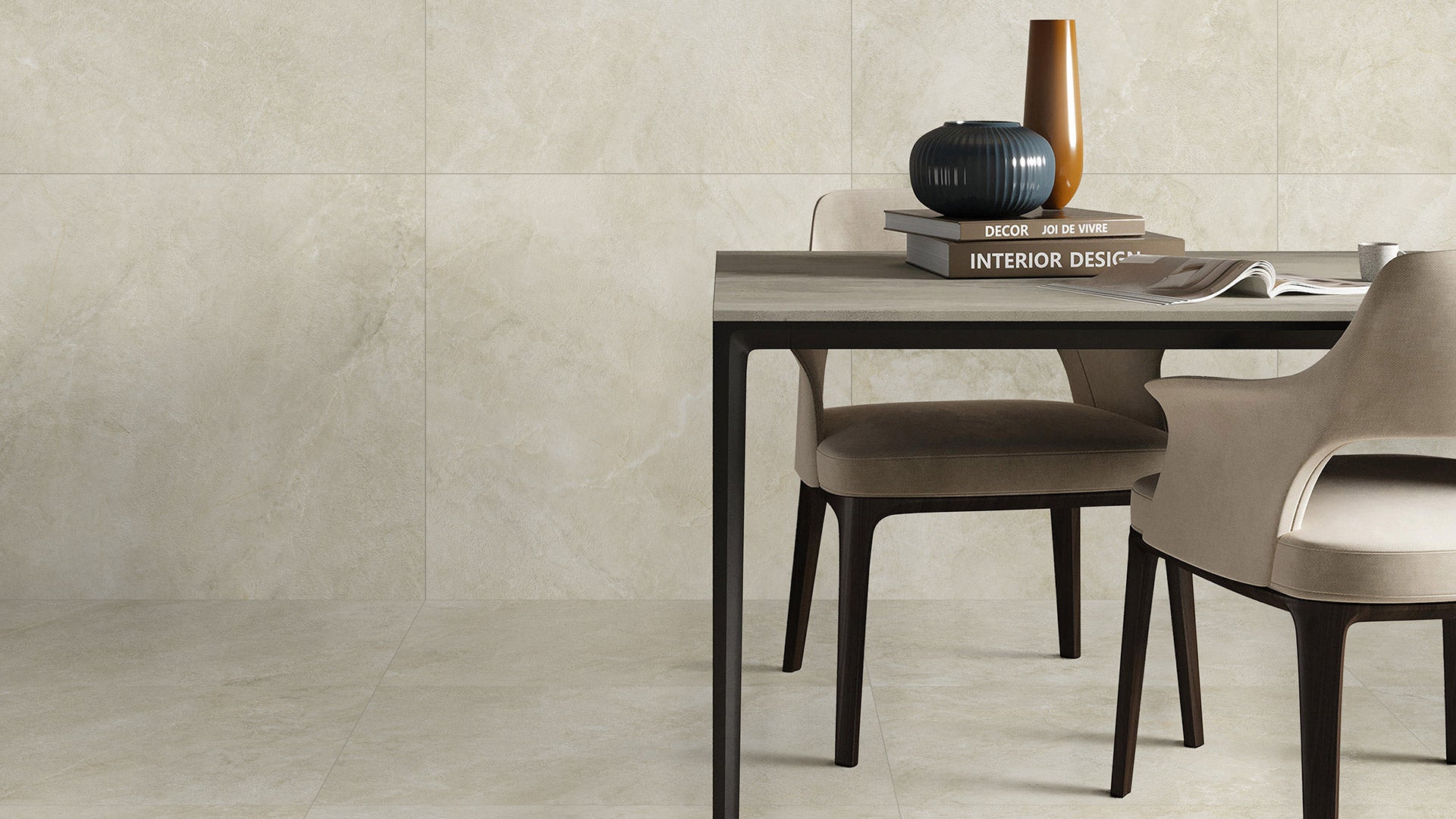 Memory Stone Porcelain Tile - Niche Interiors