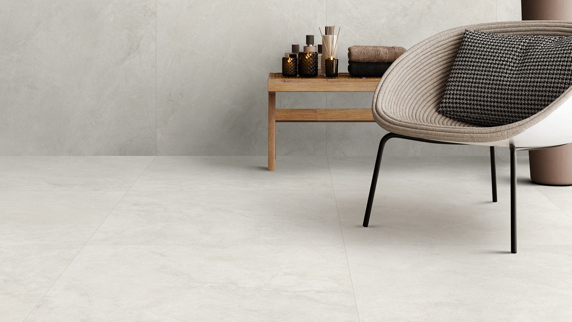 Memory Stone Porcelain Tile - Niche Interiors