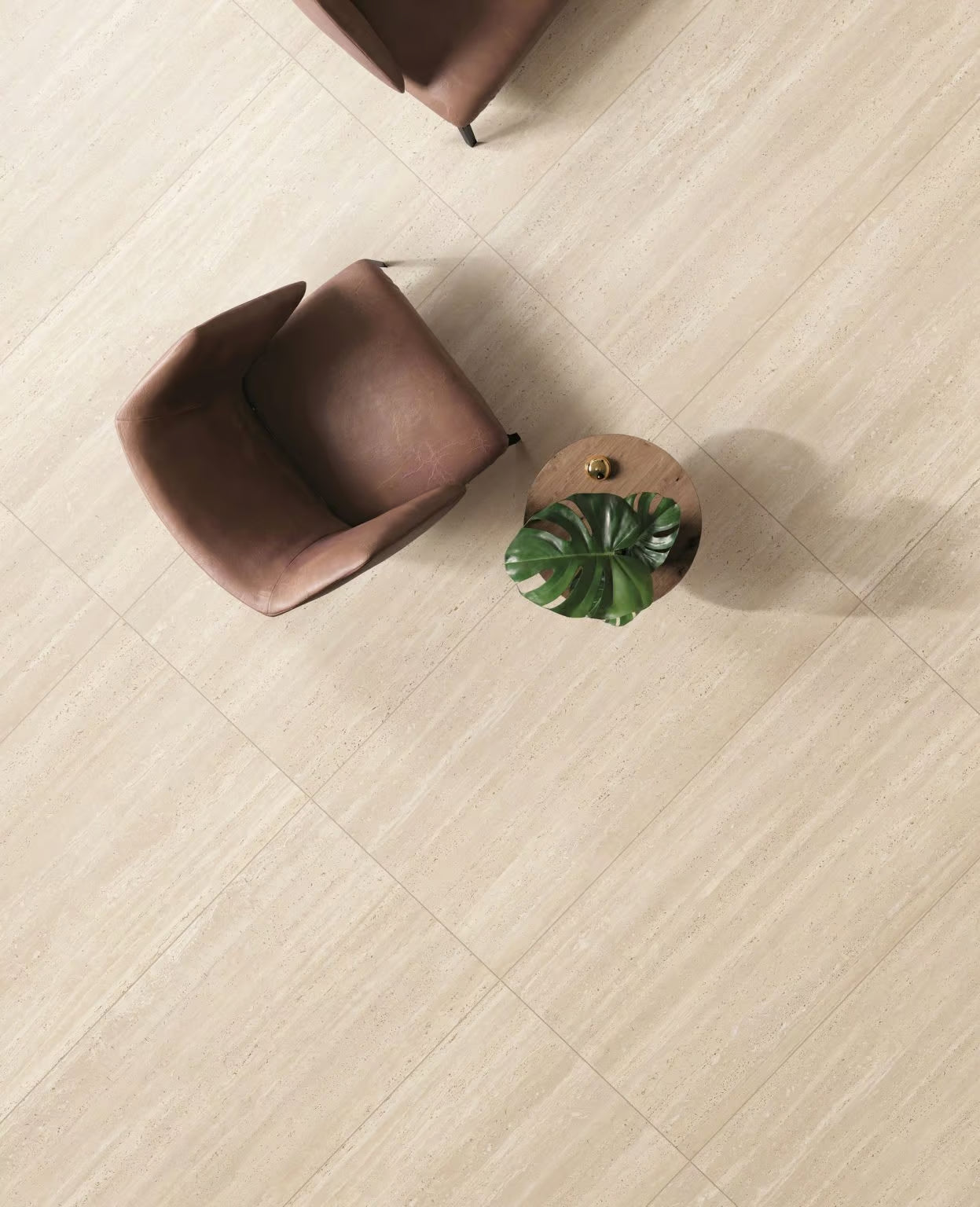 Miura Vein Cut Travertine Porcelain Tile - Niche Interiors