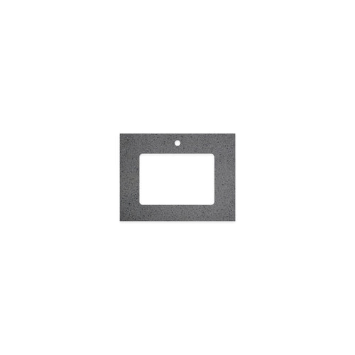 Moonscape Solid Surface Top Rectangular Full Depth with Single Undermount Basin Hole & Tap Hole