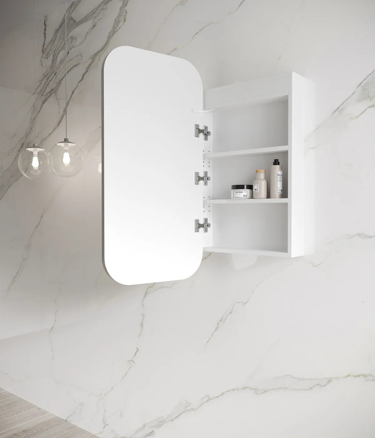 Newport LED Shaving Cabinet - Neche Interiors