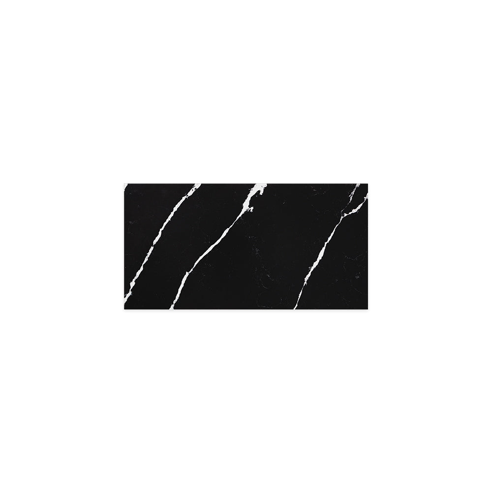 Nero Vena Silica Free Stone Top Rectangular Full Depth - Neche Interiors