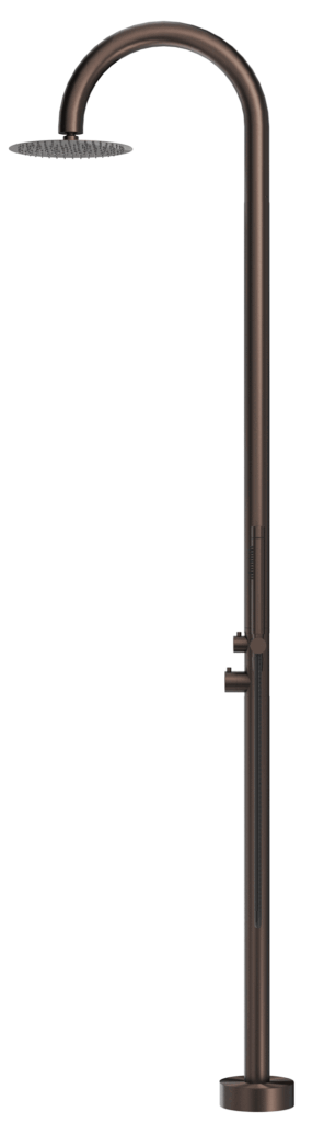 Mica Gooseneck Freestanding Outdoor Shower - Neche Interiors
