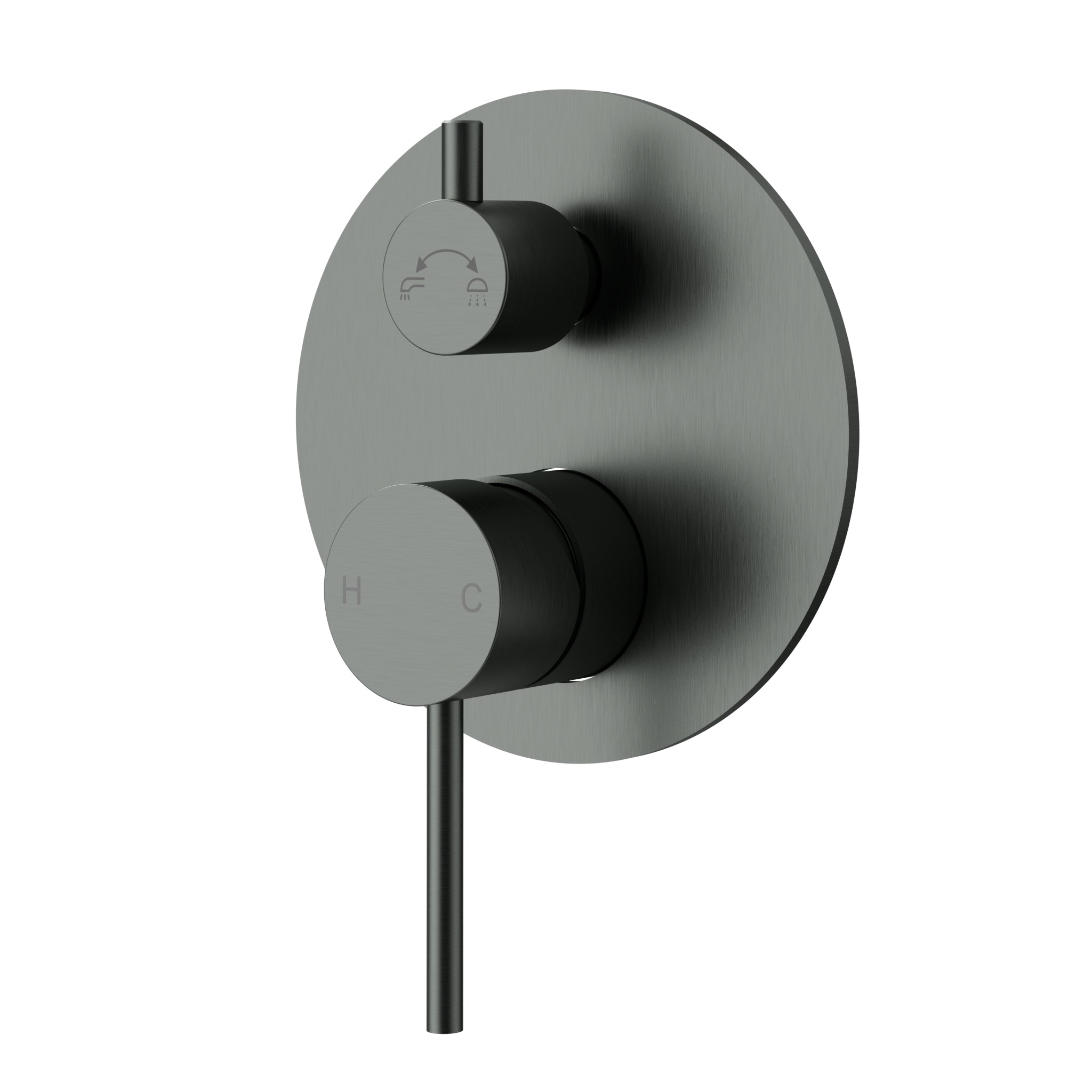 Otus Slimline Wall Mixer With Diverter - Neche Interiors