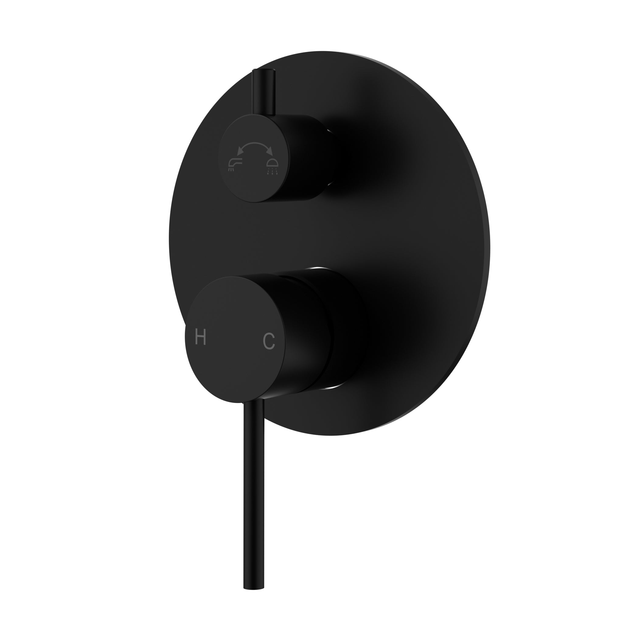 Otus Slimline Wall Mixer With Diverter - Neche Interiors