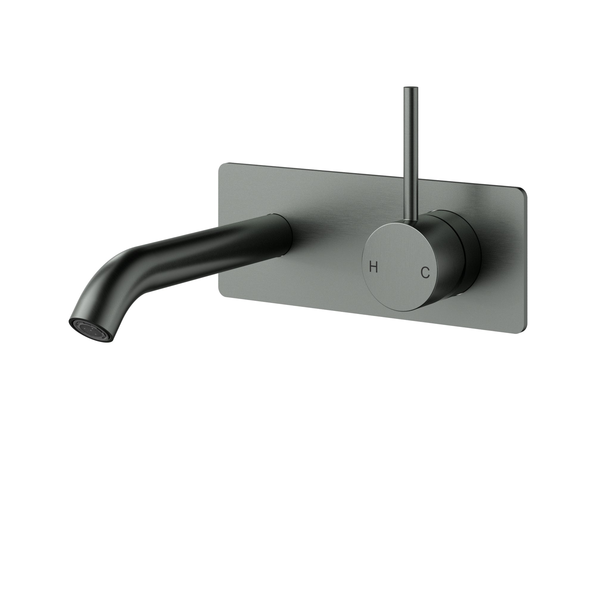 Otus Slimline Lever Up Wall Basin Mixer