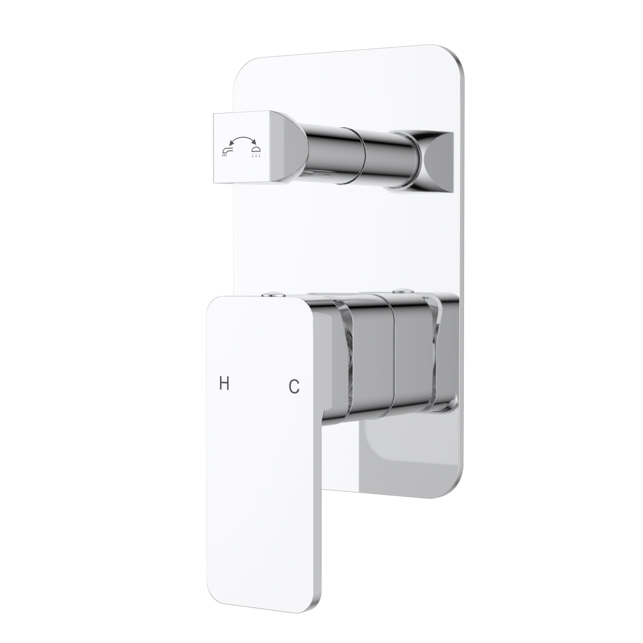 Nova Wall Mixer With Diverter - Neche Interiors