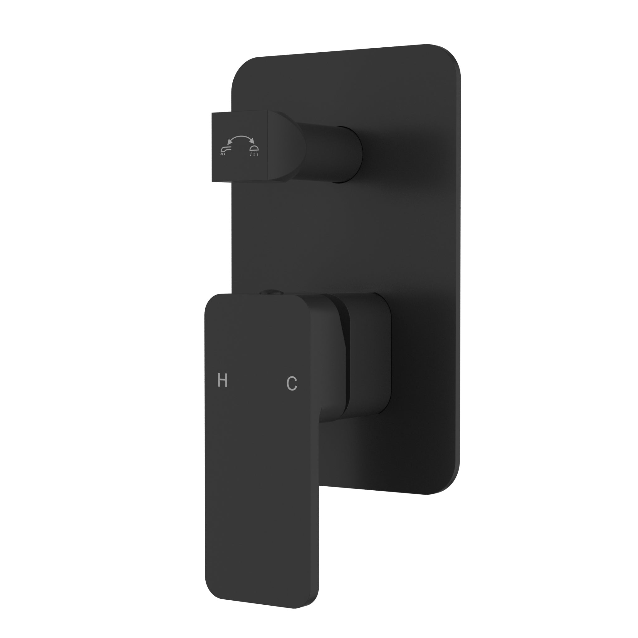 Nova Wall Mixer With Diverter - Neche Interiors
