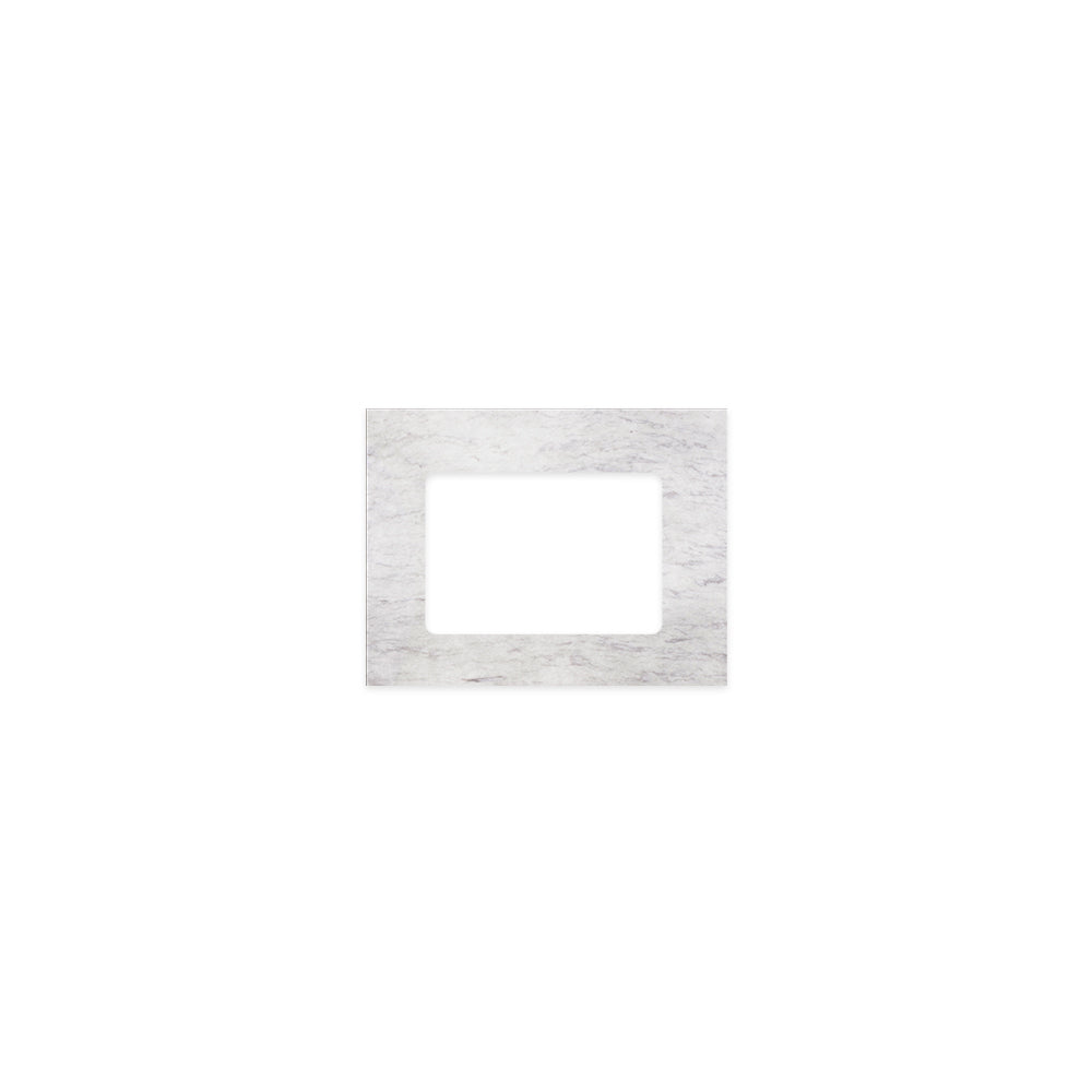 Polar Sacco Silica Free Stone Top Rectangular Full Depth with Single Undermount Basin Hole