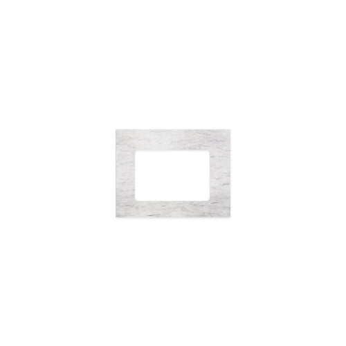 Polar Sacco Silica Free Stone Top Rectangular Full Depth with Single Undermount Basin Hole