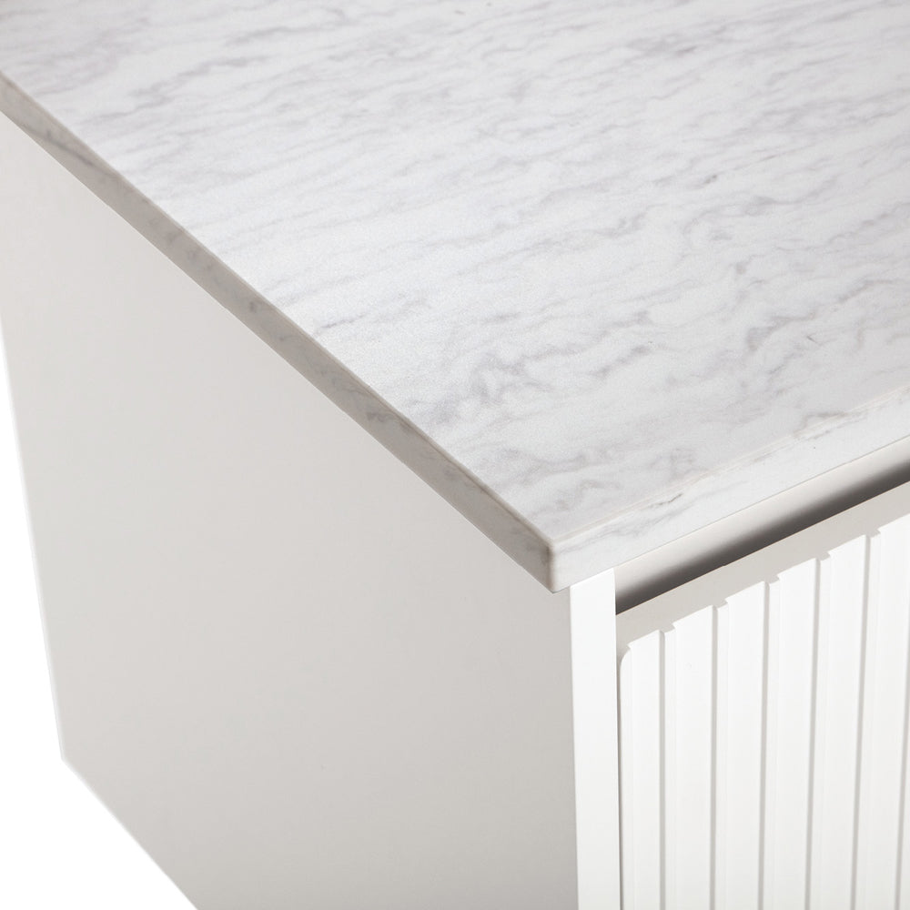 Polar Sacco Silica Free Stone Top Ensuite Depth