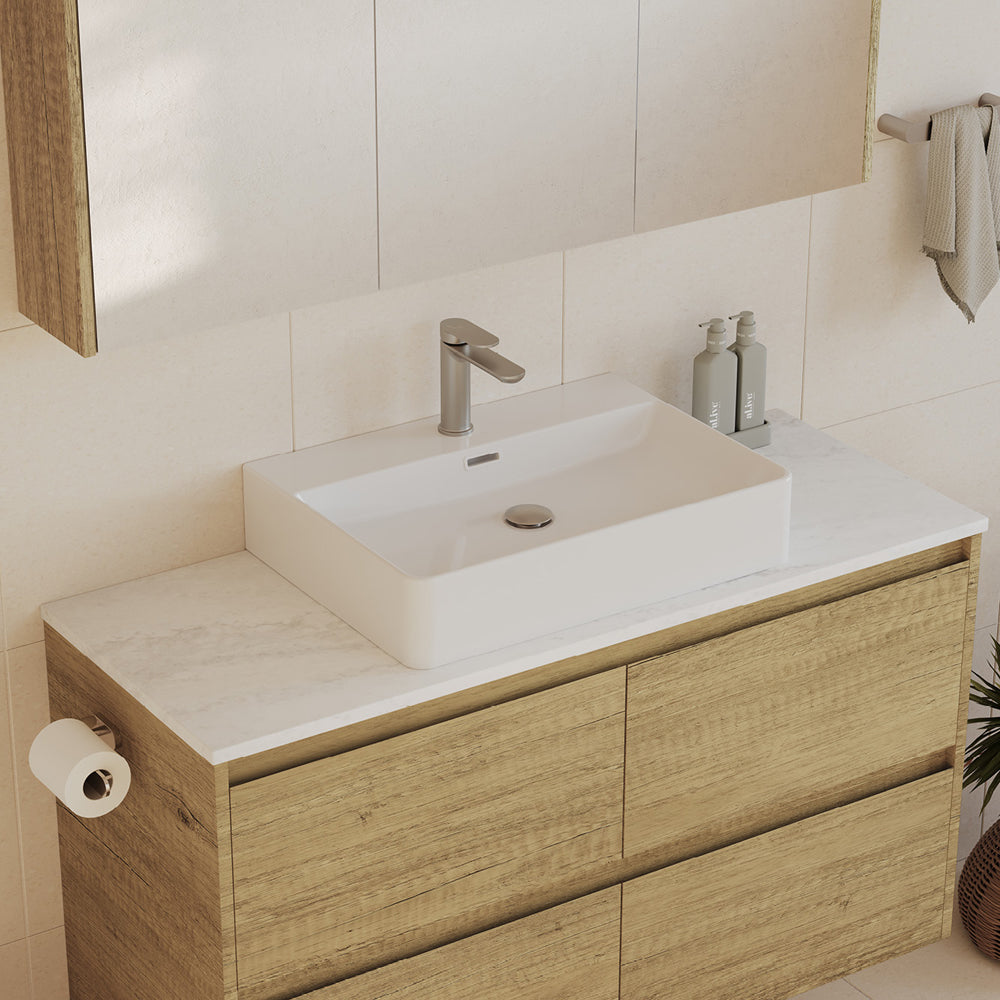 Petra Above Counter Basin, 1 Tap Hole