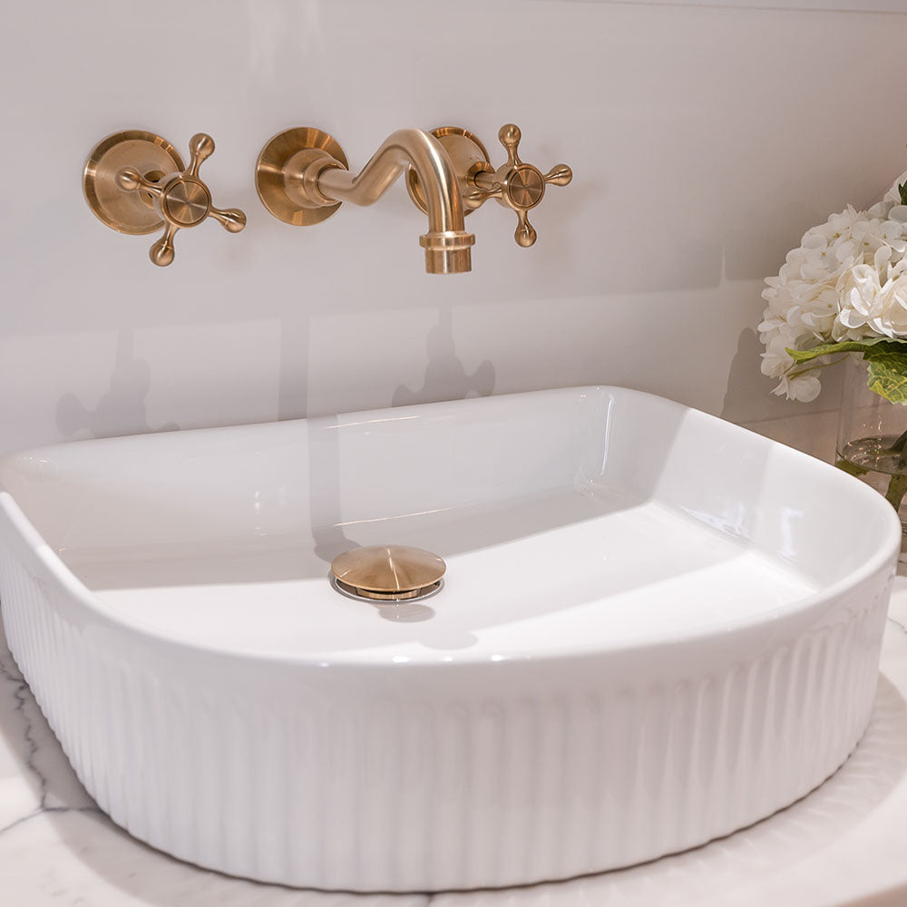 Eleanor Arch Above Counter Fluted Basin