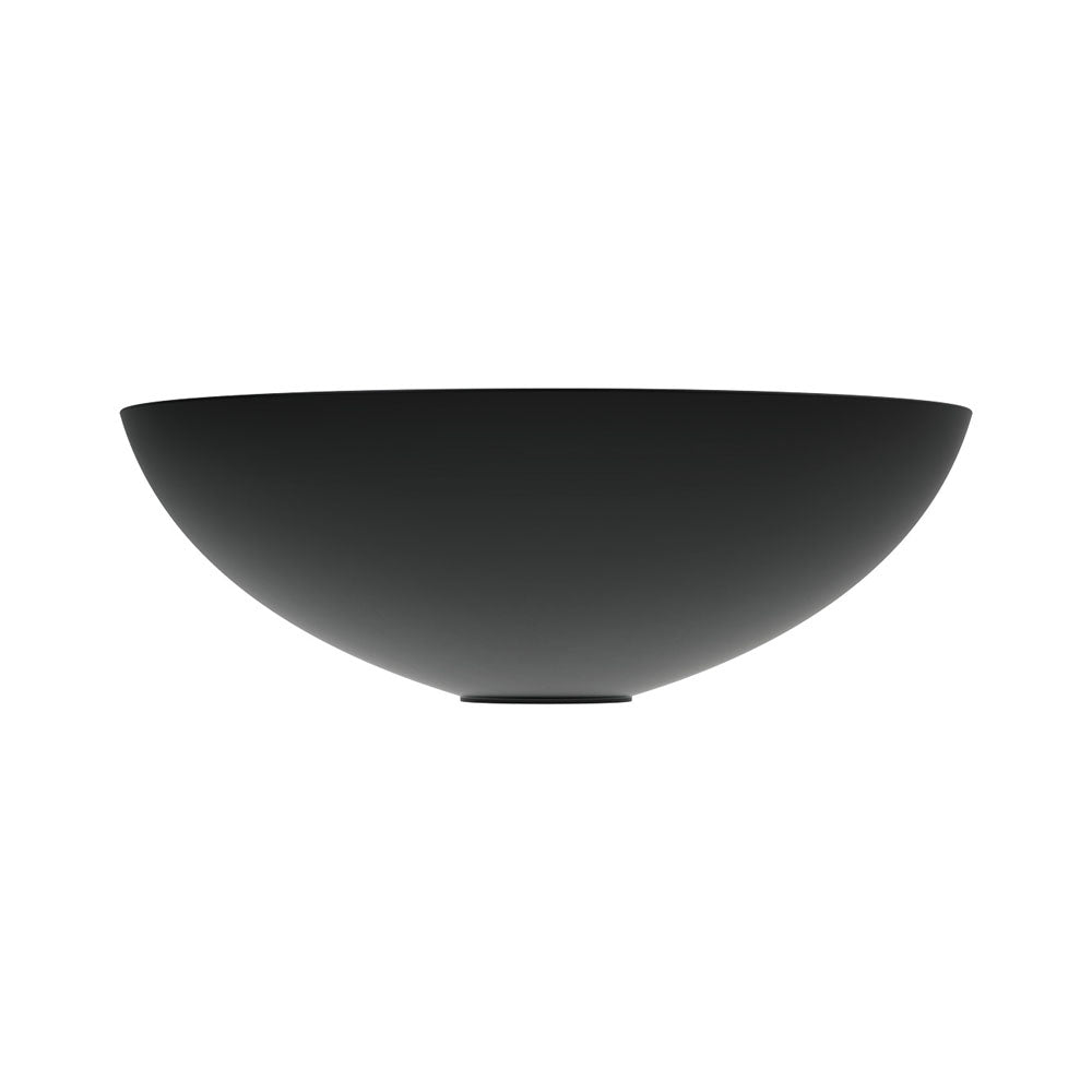 Aluca Above Counter Basin, Matte Black
