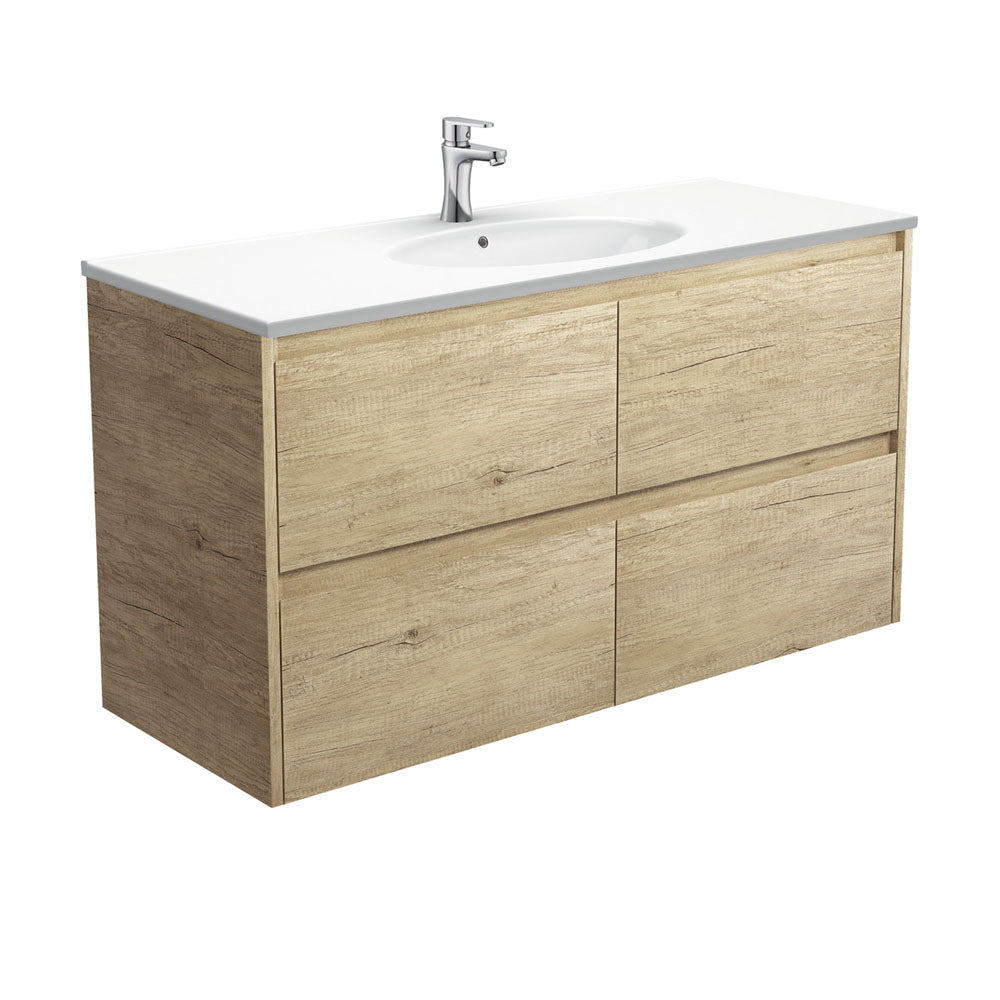 Rotondo Amato Scandi Oak Wall-Hung Vanity