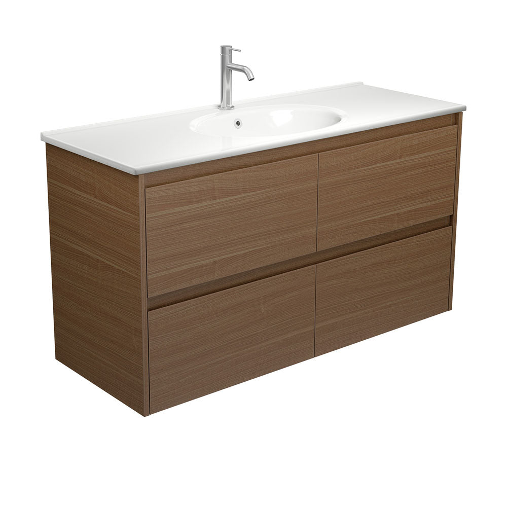 Rotondo Amato Walnut Wall-Hung Vanity