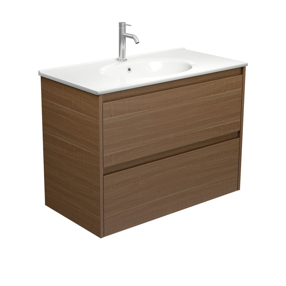Rotondo Amato Walnut Wall-Hung Vanity