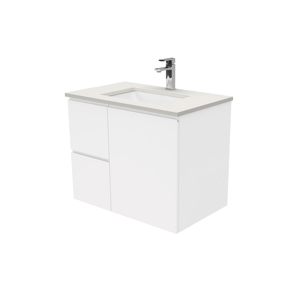 Sarah Fingerpull Gloss White Wall-Hung Vanity