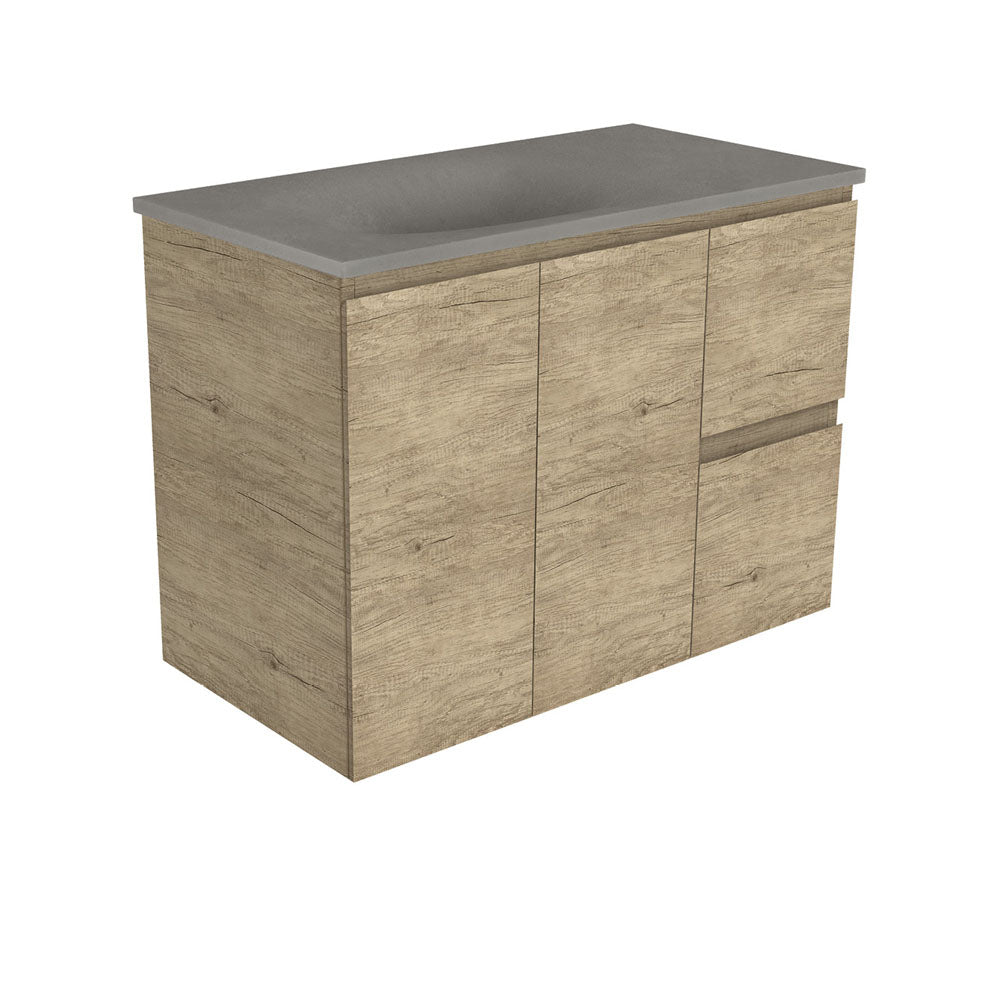 Satori Edge Scandi Oak Wall-Hung Vanity