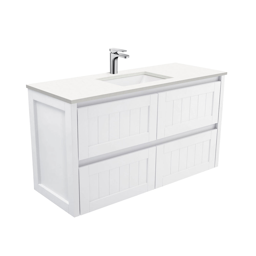 Sarah Crystal Pure Undermount Hampton Wall-Hung Vanity