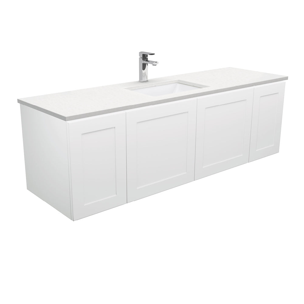 Sarah Crystal Pure Undermount Mila Wall-Hung Vanity