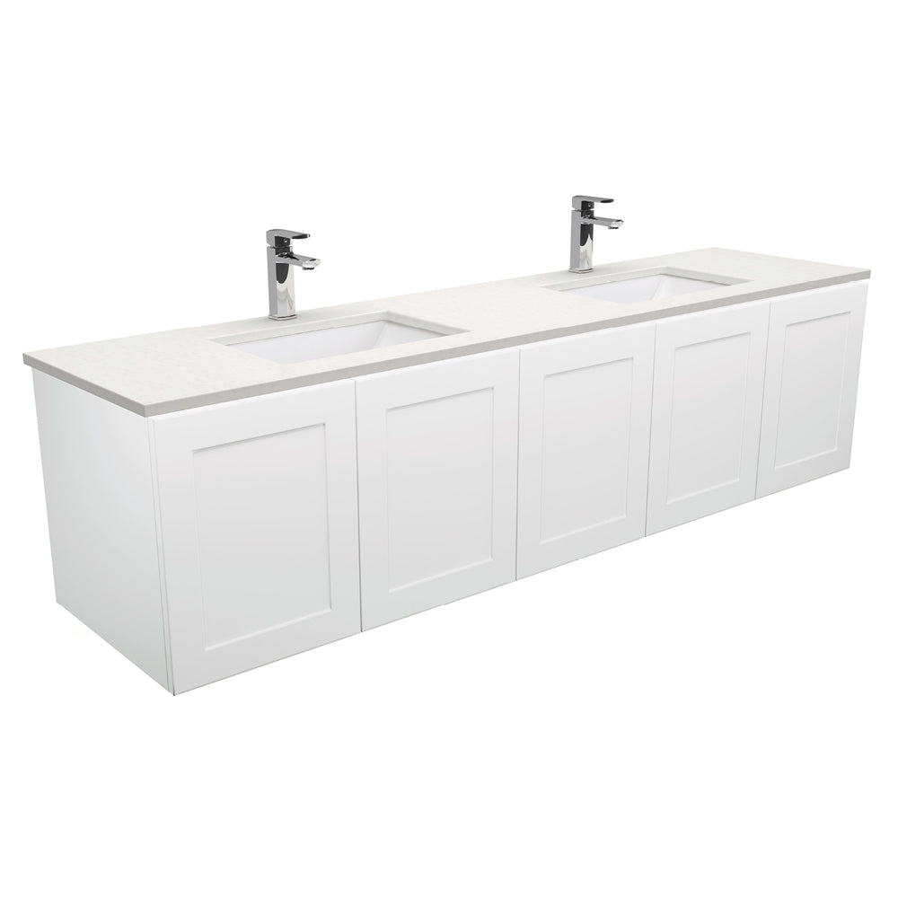 Sarah Crystal Pure Undermount Mila Wall-Hung Vanity