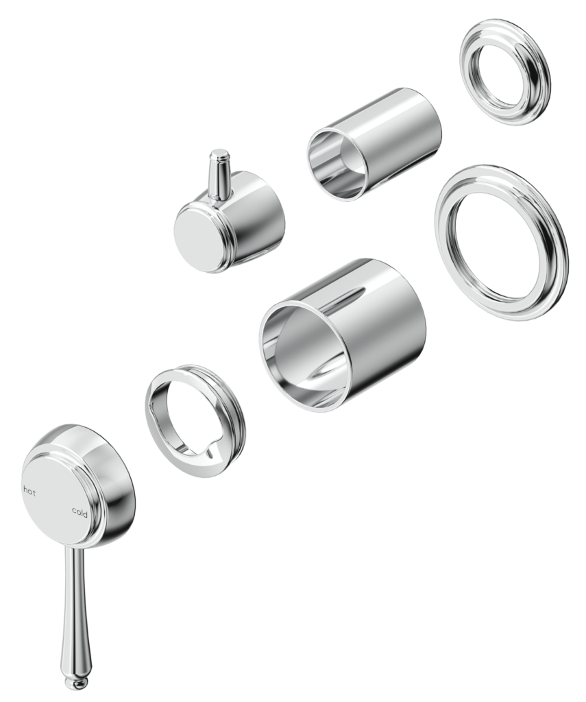 Mica Heritage Shower Mixer Diverter - TRIM KIT ONLY - Neche Interiors