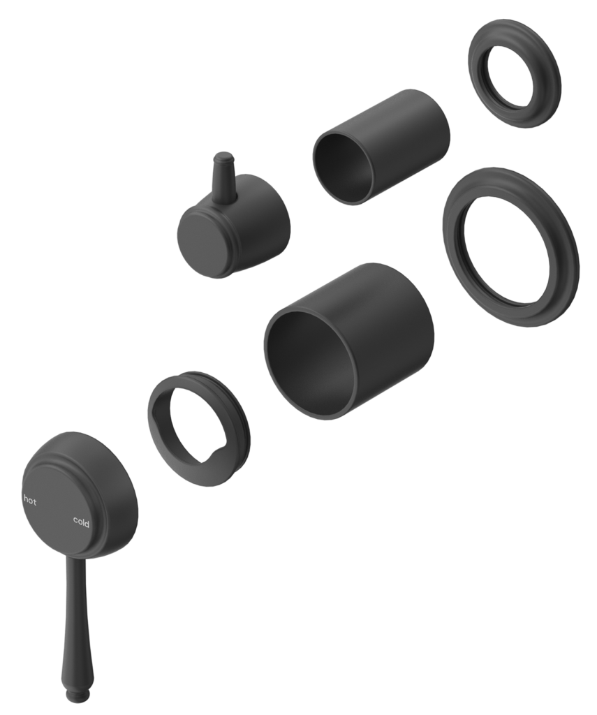 Mica Heritage Shower Mixer Diverter - TRIM KIT ONLY - Neche Interiors