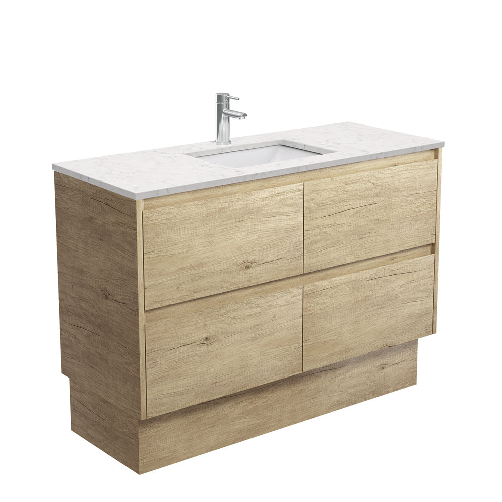Sarah Amato Scandi Oak Vanity on Kick