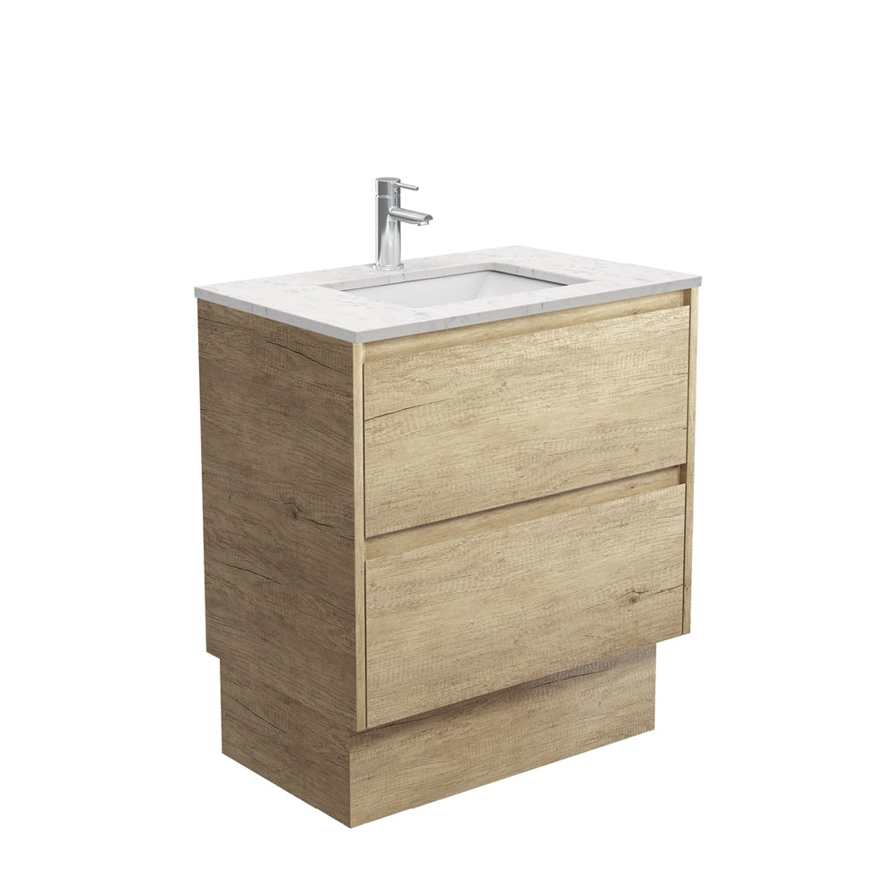 Sarah Amato Scandi Oak Vanity on Kick