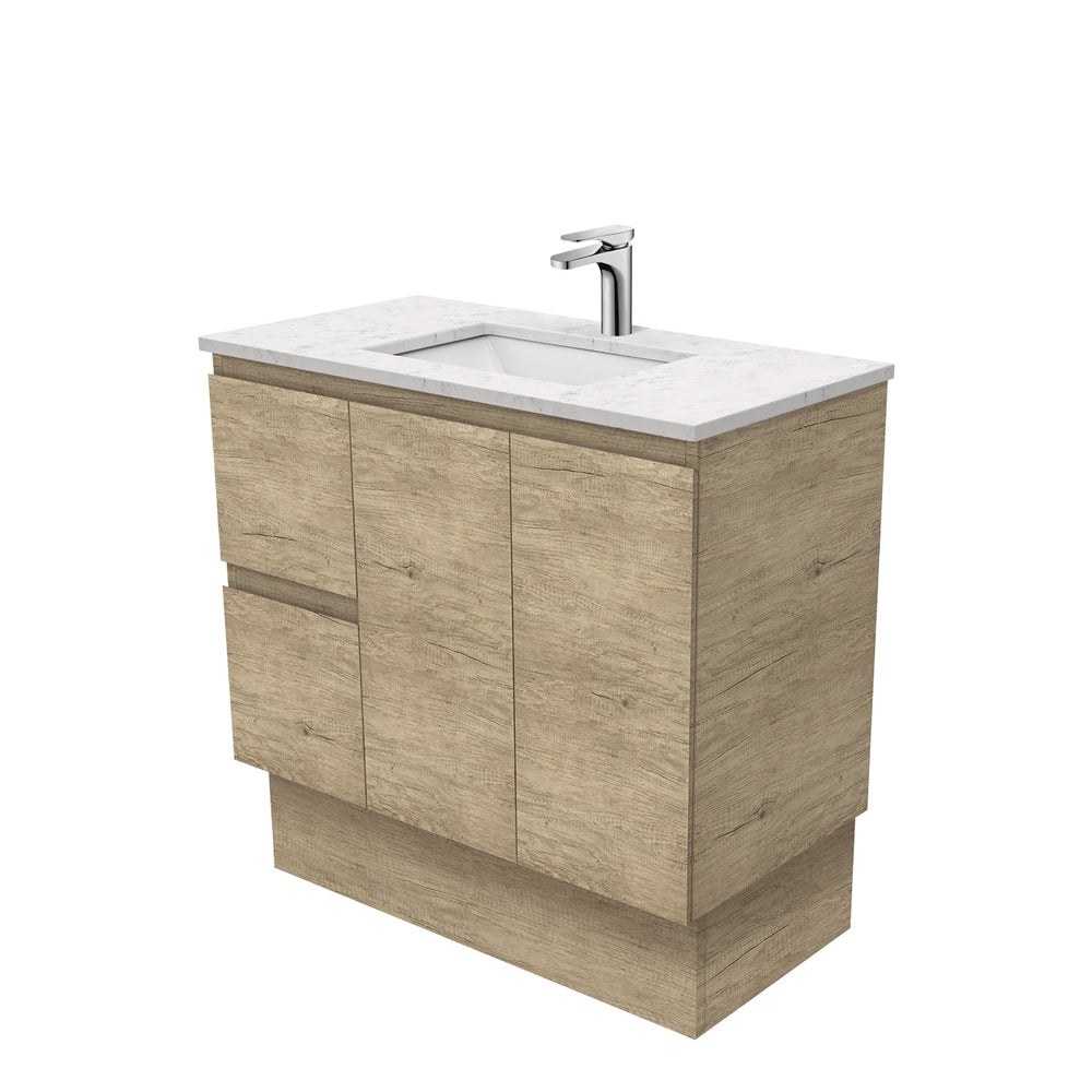 Sarah Edge Scandi Oak Vanity on Kick