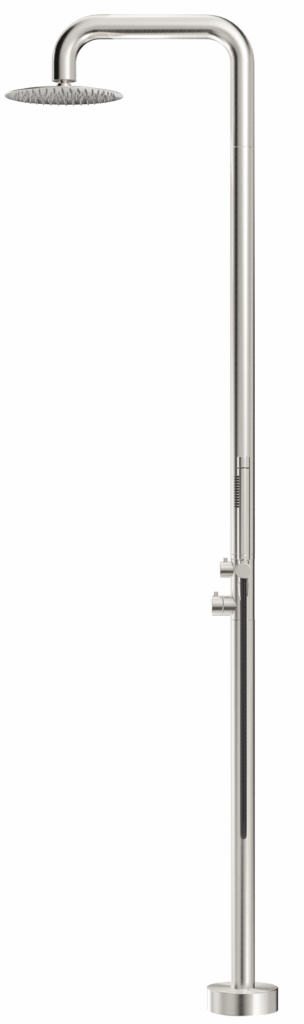 Mica Soft Square Freestanding Outdoor Shower - Neche Interiors