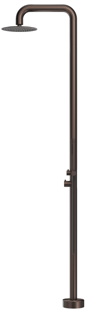 Mica Soft Square Freestanding Outdoor Shower - Neche Interiors