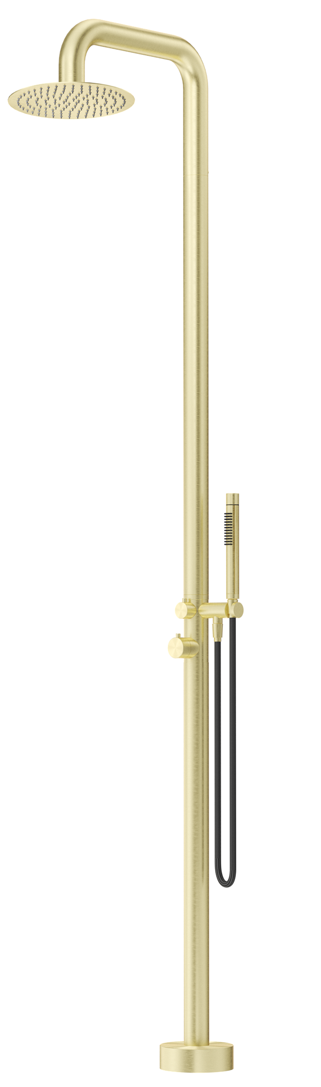 Mica Soft Square Freestanding Outdoor Shower - Neche Interiors