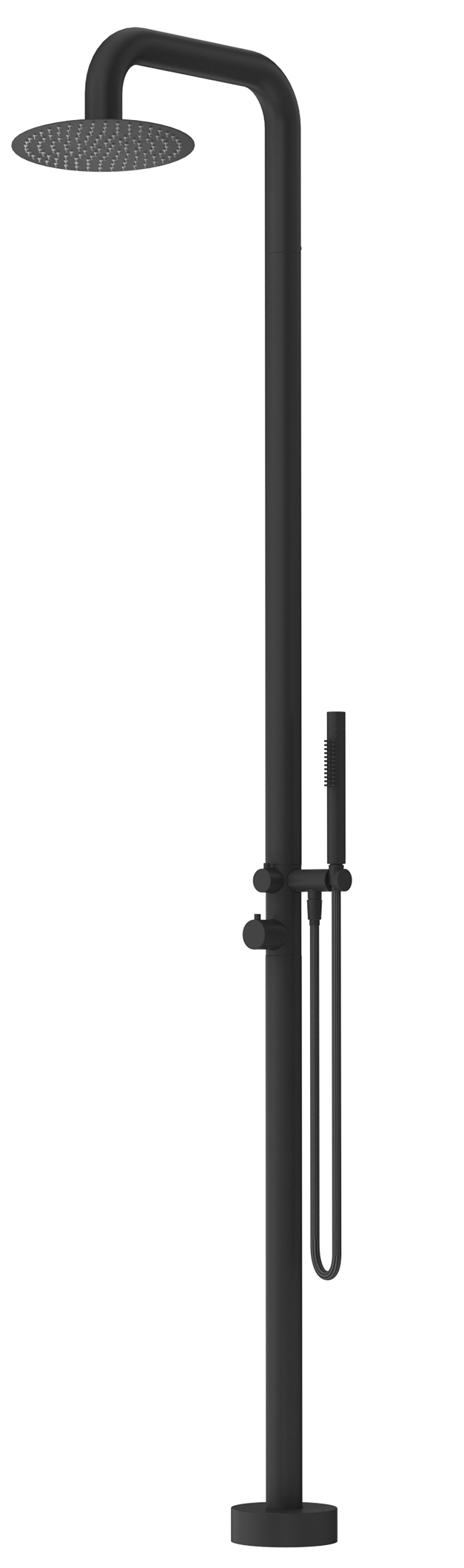 Mica Soft Square Freestanding Outdoor Shower - Neche Interiors