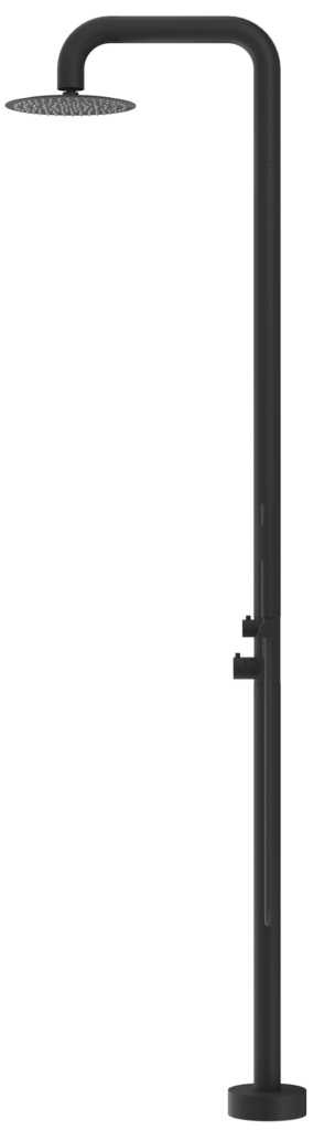 Mica Soft Square Freestanding Outdoor Shower - Neche Interiors