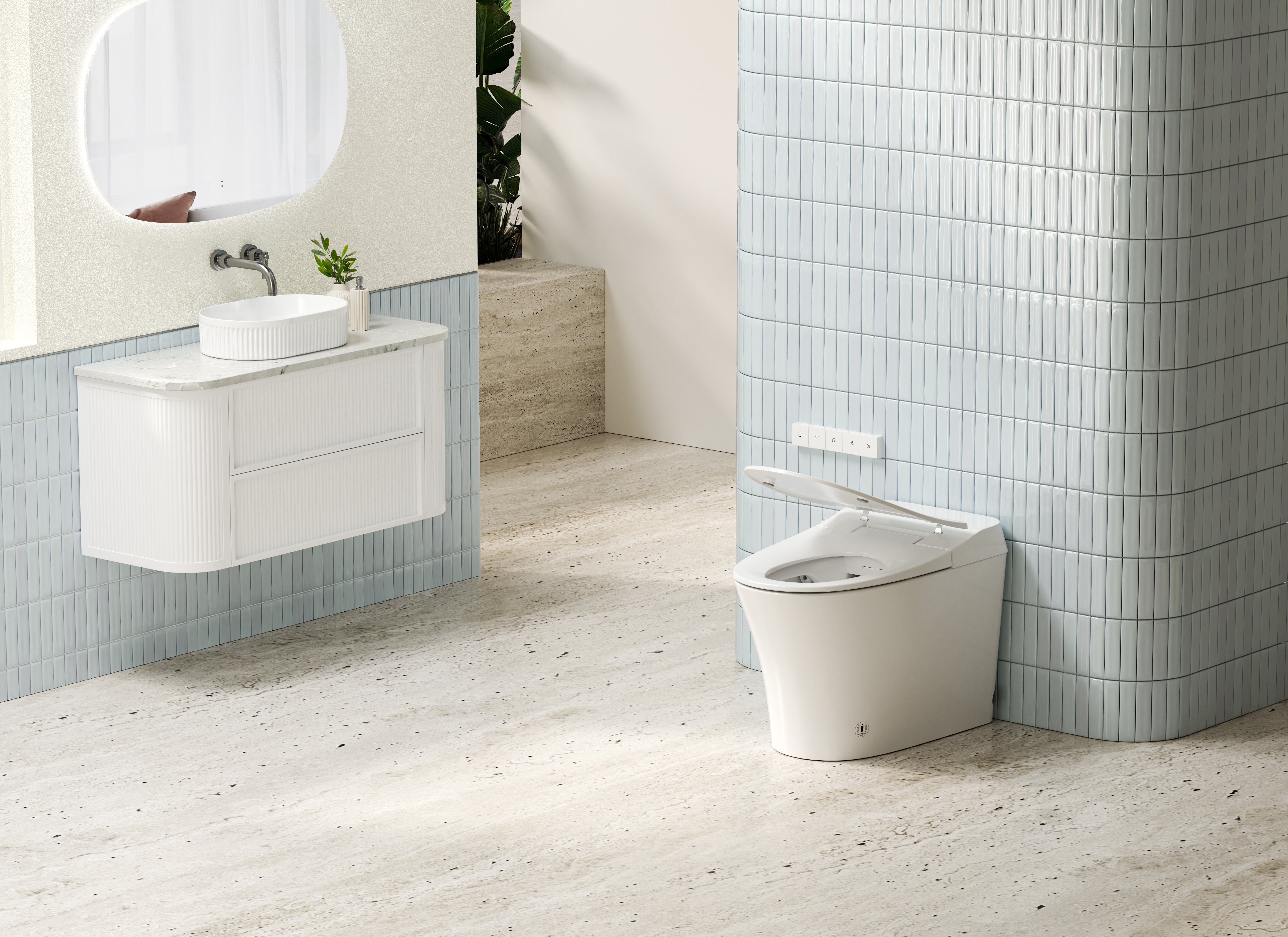 Lafeme Neovanta Cisternless Toilet Suite