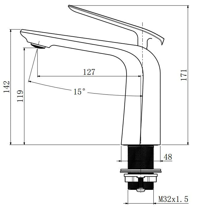 Esperia Basin Mixer - Neche Interiors