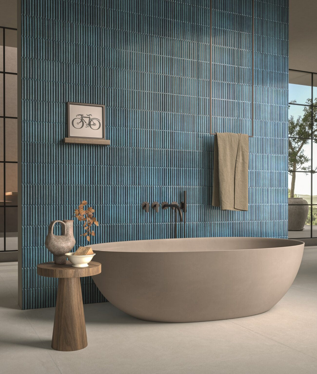 Piemme Homey Stripes 300x600mm Decor Tile - Neche Interiors