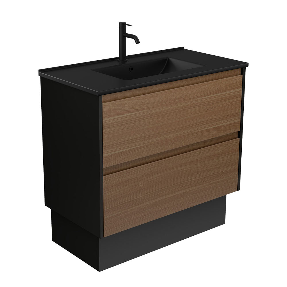 Dolce Matte Black Amato Walnut Vaniyu on Kick
