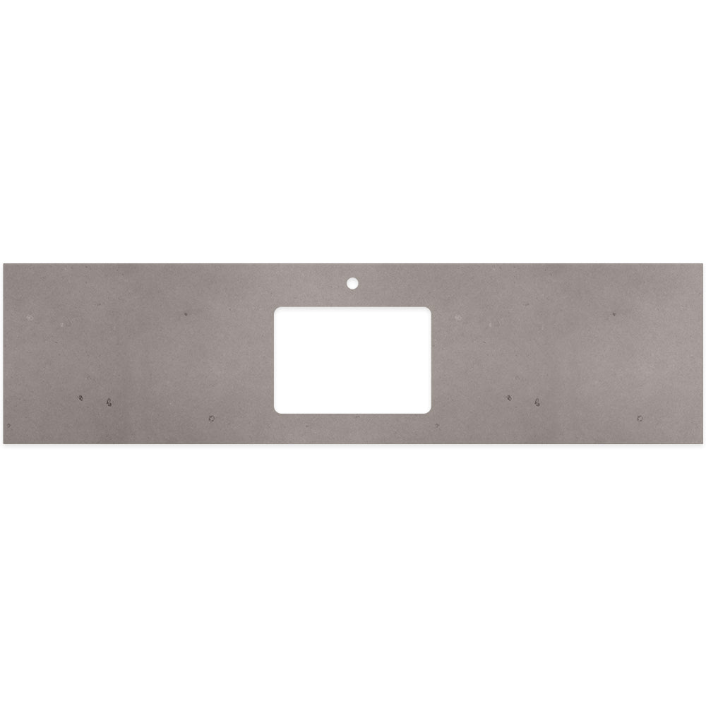 Urban Crete Silica Free Stone Top Rectangular Full Depth with Single Undermount Basin Hole & Tap Hole - Neche Interiors