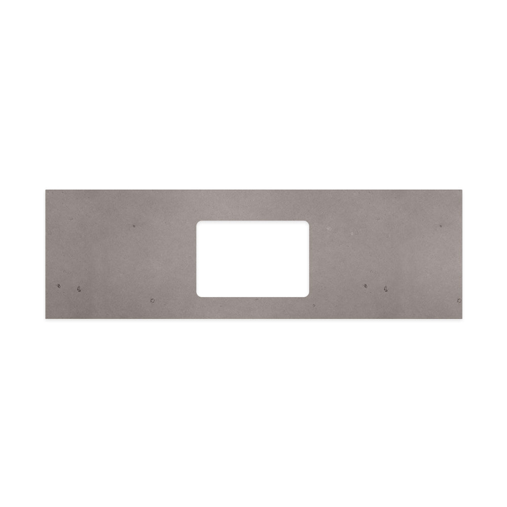 Urban Crete Silica Free Stone Top Rectangular Full Depth with Single Undermount Basin Hole - Neche Interiors