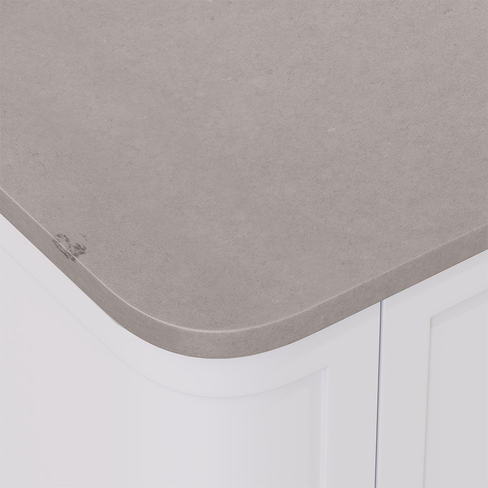 Urban Crete Silica Free Stone Top Curved Full Depth
