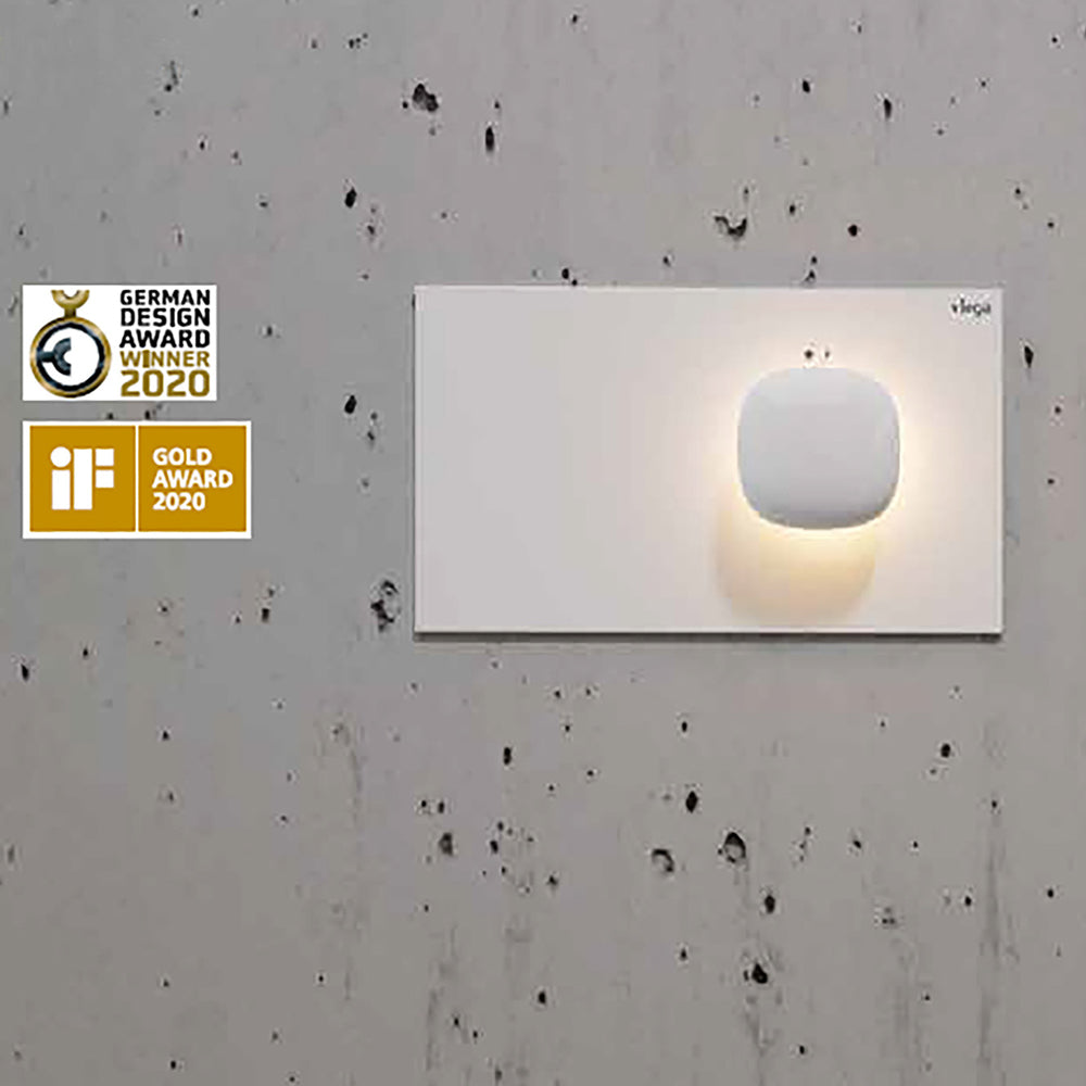 Viega Visign More 202 Electronic Flush Plate With LED Lamps