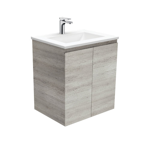 Vanessa Edge Industrial 600 Wall-Hung Vanity