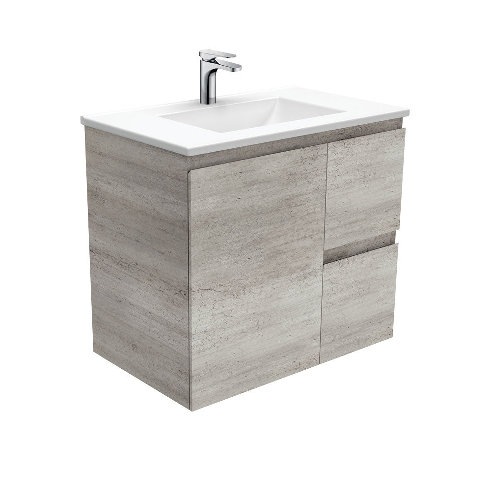 Vanessa Edge Industrial Wall-Hung Vanity