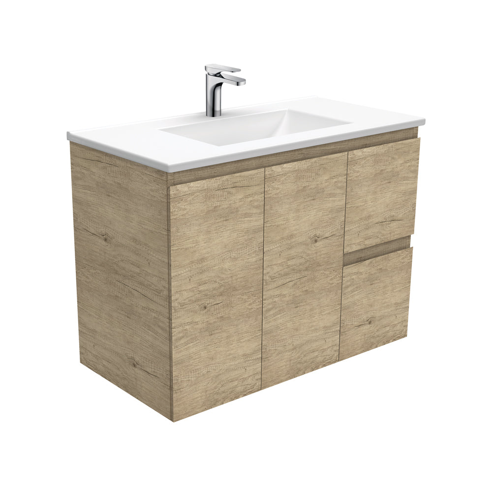 Vanessa Edge Scandi Oak Wall-Hung Vanity