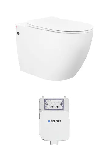 Voghera Wall Faced In Wall Toilet Suite - Neche Interiors