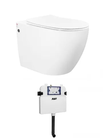 Voghera Wall Faced In Wall Toilet Suite - Neche Interiors